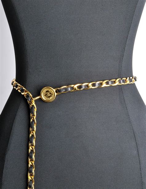 chanel chain belt 1930s|authentic Chanel belt.